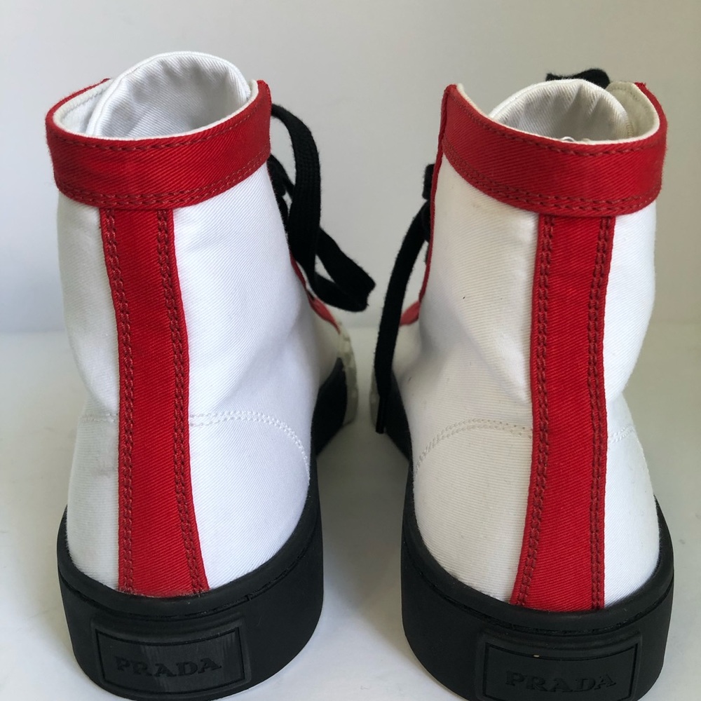 Prada High-Top Logo Chunky Sneakers - Picture 9 of 9